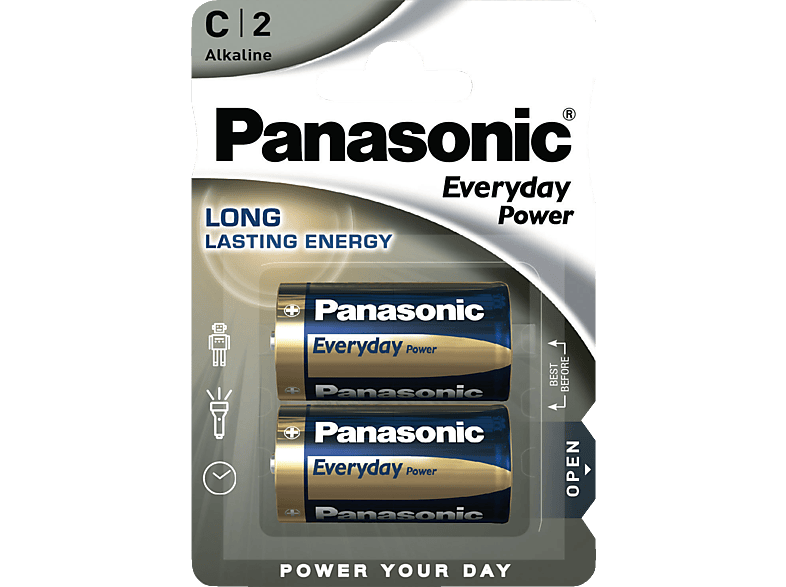 PANASONIC LR14EPS/2BP C Batterie, Alkaline, 1.5 Volt von PANASONIC