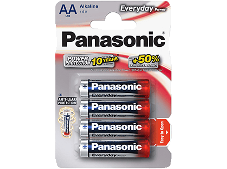PANASONIC LR6EPS/4BP AA Batterie, Alkaline, 1.5 Volt 4 Stück PANASONIC LR6EPS/4BP AA Batterie, Alkaline, 1.5 Volt 4 Stück von PANASONIC