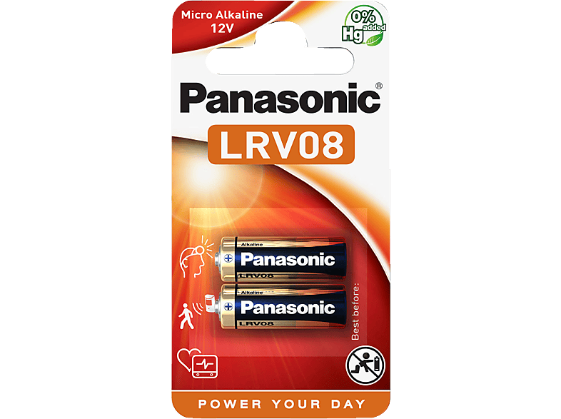 PANASONIC LRV08L/2BE LRV08 Batterien, Micro Alkaline, 12 Volt, 38 mAh PANASONIC LRV08L/2BE LRV08 Batterien, Micro Alkaline, 12 Volt, 38 mAh von PANASONIC