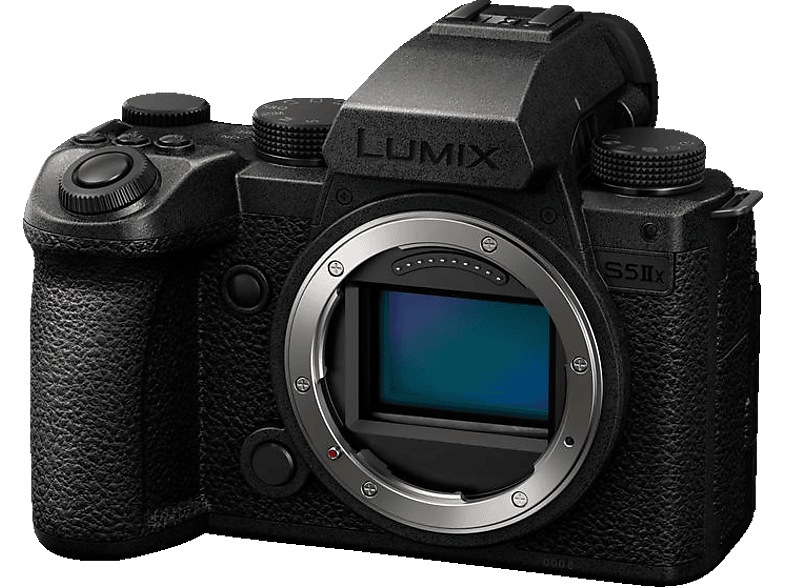 PANASONIC LUMIX DC-S5IIX Body Hybrid-Systemkamera, 7,6 cm Display Touchscreen von PANASONIC