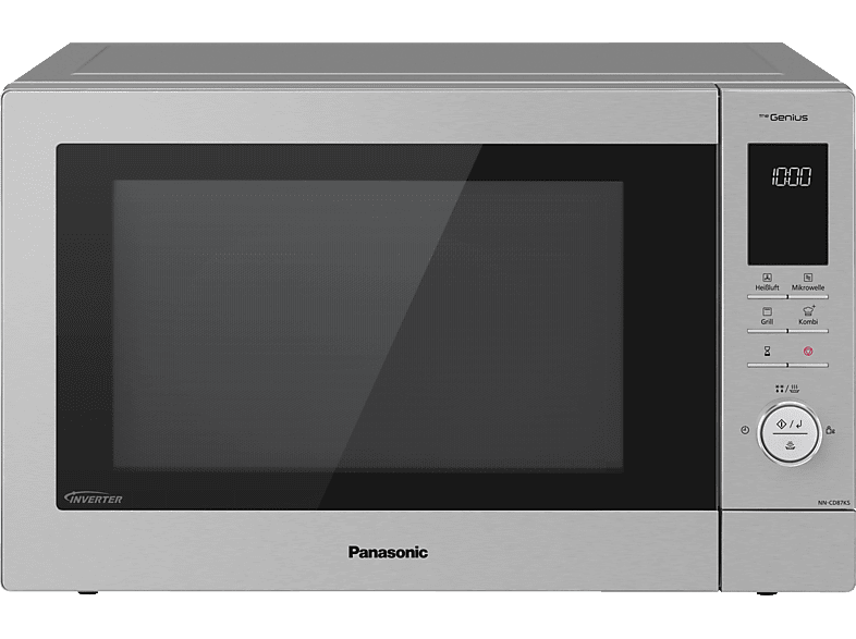 PANASONIC NN-CD 87 KSGTG, Mikrowelle (1000 Watt, Grillfunktion, Heißluftfunktion) von PANASONIC