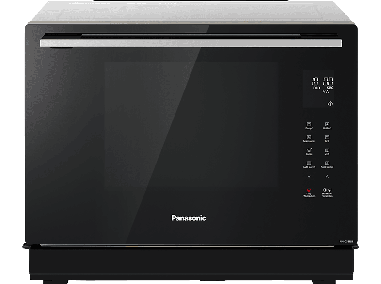 PANASONIC NN-CS89 LBGPG, Mikrowelle (1000 Watt, Grillfunktion, Heißluftfunktion & Dampffunktion) von PANASONIC