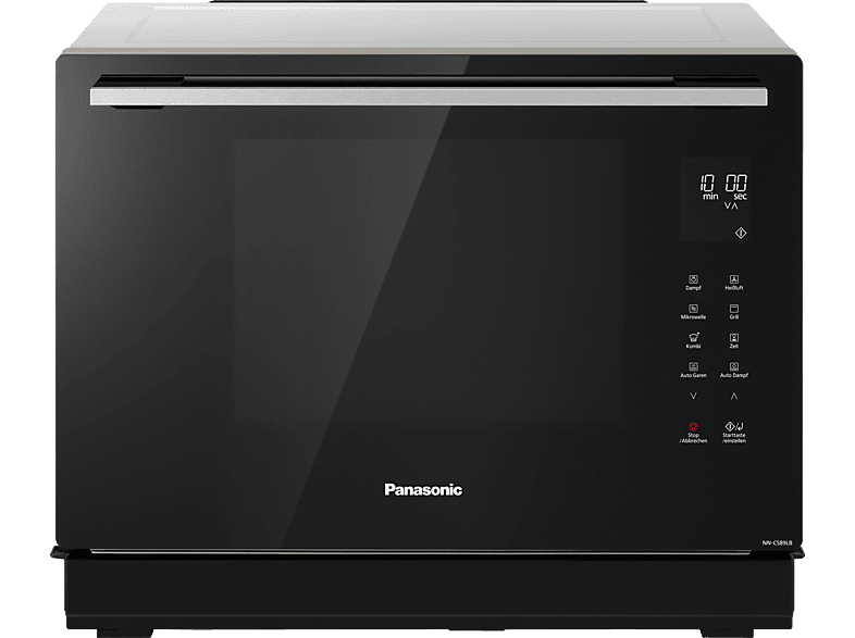 PANASONIC NN-CS89 LBGPG, Dampfbackofen mit Mikrowelle (1000 Watt, Grillfunktion, Heißluftfunktion & Dampffunktion) von PANASONIC