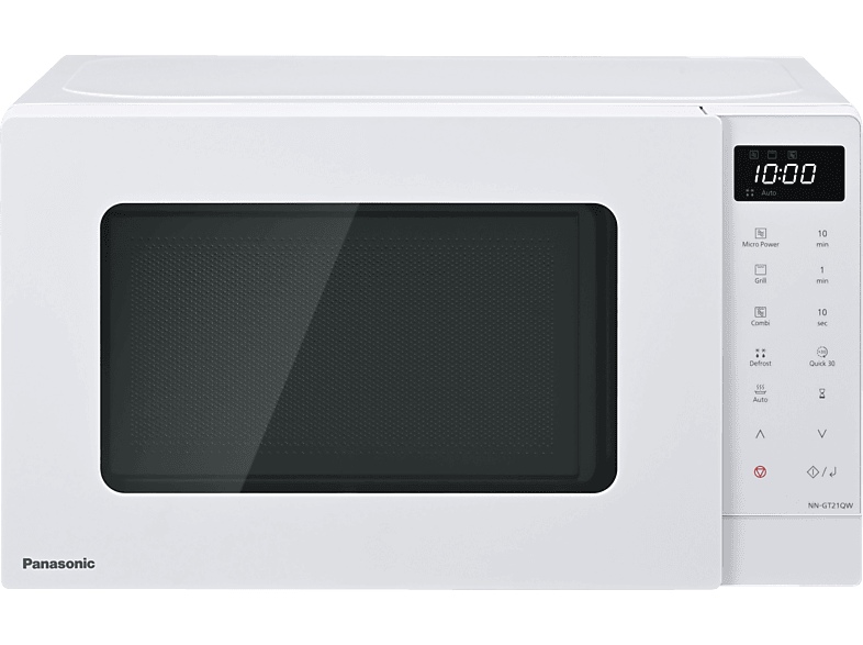 PANASONIC NN-GT21QWEPG, Mikrowelle mit Grill (800 Watt, Grillfunktion) von PANASONIC
