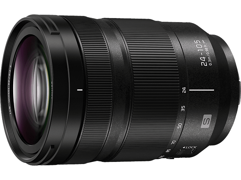 PANASONIC S-R 24 mm - 105 f/4 OIS (Objektiv für Panasonic L-Mount, Schwarz) von PANASONIC