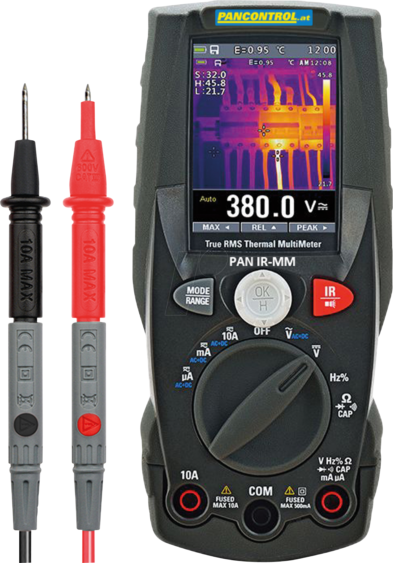 PAN IR-MM - Multimeter, digital, 600 V, TRMS, mit Infrarot - Kamera von PANCONTROL