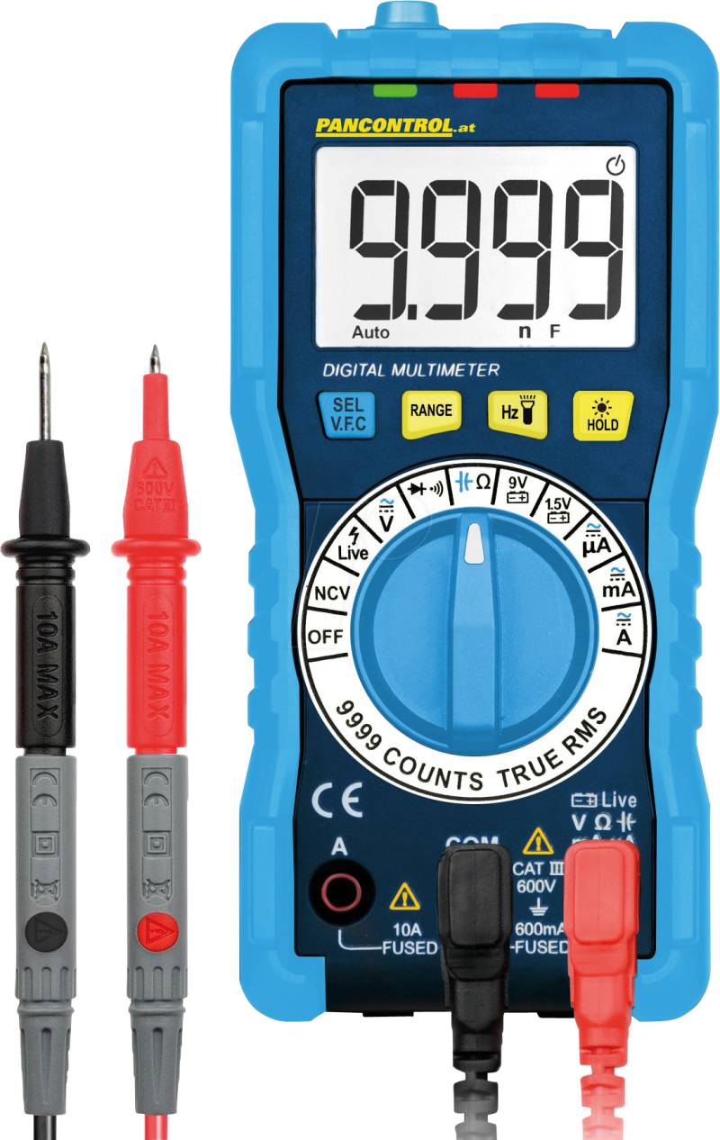 PAN PROFIMETER - Multimeter, digital, 600 V, TRMS von PANCONTROL
