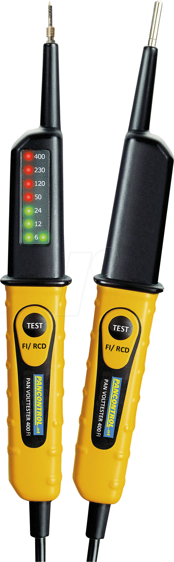 PAN VOLT 400 FI - Spannungsprüfer, 2-polig, 400 V, FI-Test, AC/DC von PANCONTROL