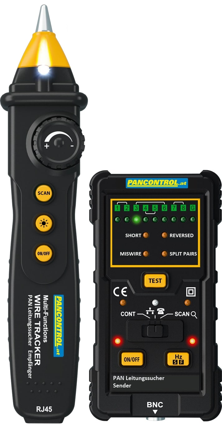 PANCONTROL Leitungssuchgerät und LAN-Tester PAN Leitungssucher von PANCONTROL