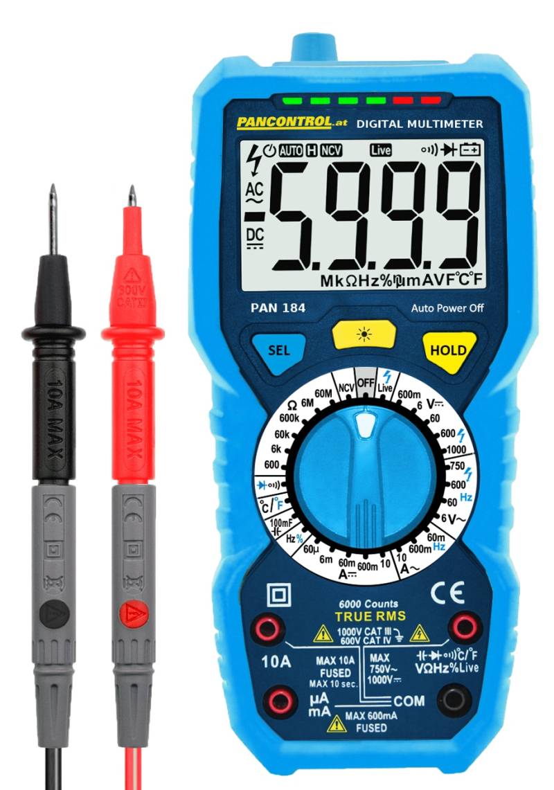 PANCONTROL True-RMS Multimeter PAN 184 von PANCONTROL