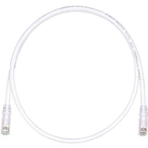 PANDUIT Copper Patch Cord, Category 6, Off White UTP Cable, 5 Meters 5 m White Networking Cable – Networking Cables (Category 6, Off White UTP Cable, 5 Meters, 5 m, White) von PANDUIT