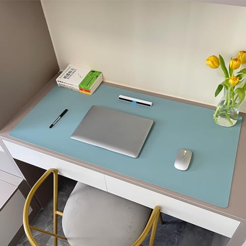 Erweiterte PU-Leder-Mauspad, große multifunktionale Schreibtischpad-Schutz rutschfeste ergonomische Schreibtischmatte für Büro, Spiel-Mauspad von PANKERS