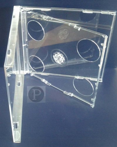 Jewel Doppelte CD-Hüllen, 5,2 mm, Transparent Weiß, mark TRAY-, 25 Stück Jewel Doppelte CD-Hüllen, 5,2 mm, Transparent Weiß, mark TRAY-, 25 Stück von PANMER