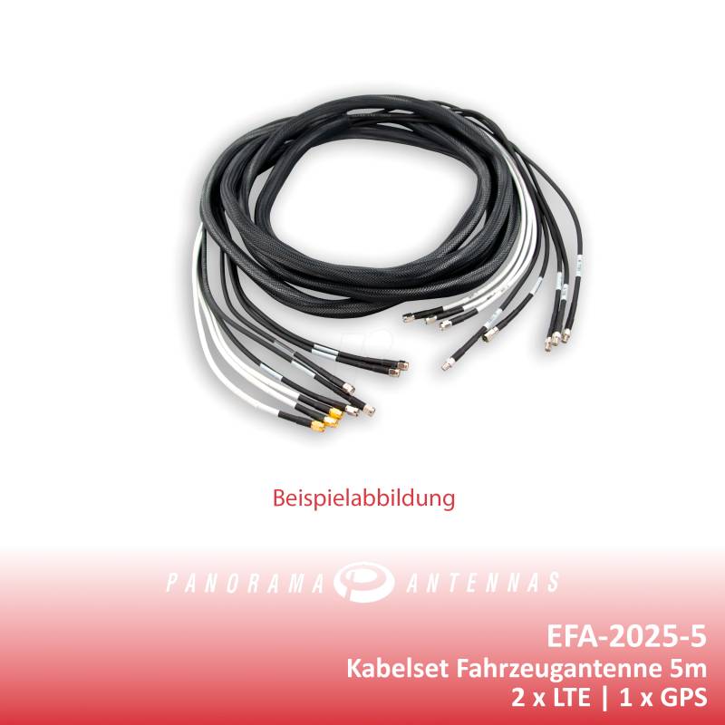 PAA EFA-2025-5 - Kabelset-Fahrzeugantennen 2x LTE +1x GPS, 5 m von PANORAMA ANTENNAS