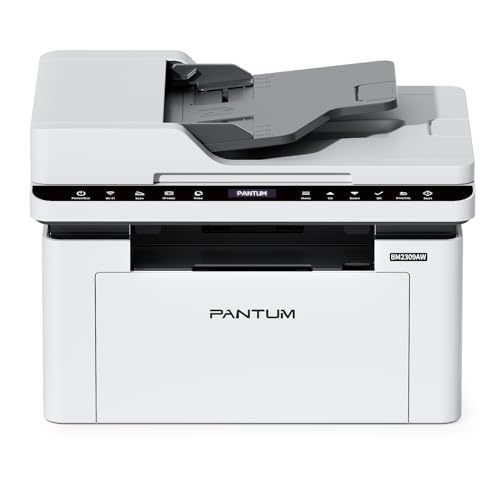 PANTUM BM2309AW WLAN Multifunktions-Laserdrucker, Schwarz-Weiß, Drucken Scannen Kopieren 3in1 mit ADF, A4 Manueller beidseitiger Druck, WiFi &USB, 20 Seiten/Minute, Airprint Mopria APP von PANTUM