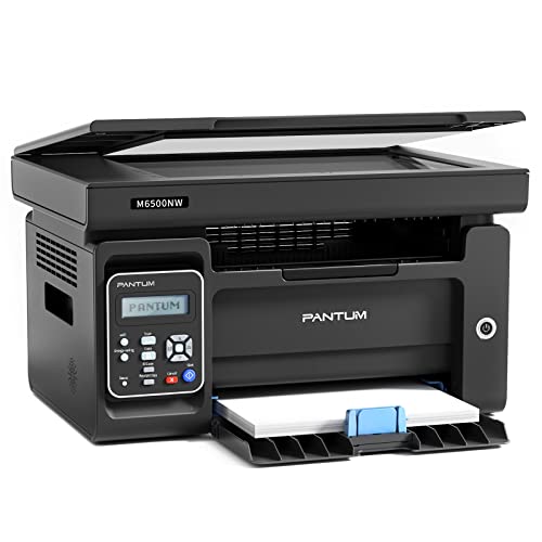 PANTUM M6500NW Multifunktions-Laserdrucker, Monolaser App, Airprint,Drucker Scanner, Kopierer, A4, WLAN, Schwarz-weiß-Drucker von PANTUM