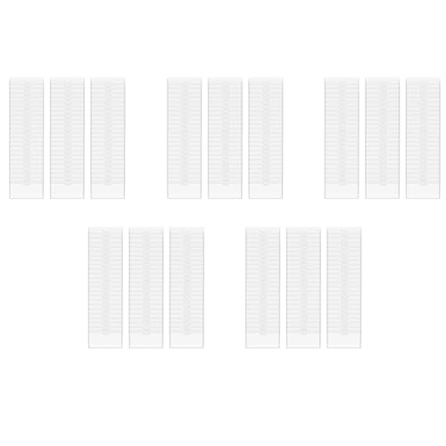300 Stück 3,5 x 4,7 Selbstklebender Etiketten Halter Karten Fächer Etiketten Halter Durchsichtiger Kunststoff Bibliothek Karten Halter von PAPAPI