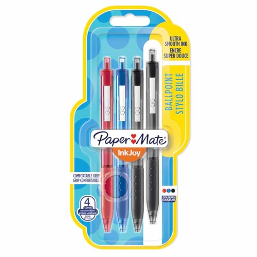 PAPER MATE Inkjoy Druckkugelschreiber 4 Stück von PAPER MATE