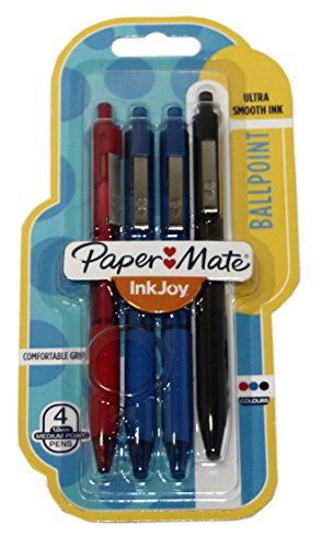 PAPER MATE Inkjoy Druckkugelschreiber 4 Stück von PAPER MATE