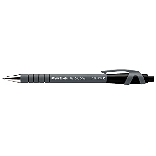 Paper Mate 1910073 Flexgrip Ultra RT Kugelschreiber mit einziehbarer mittlere Spitze, 1.0 mm, 30-plus-6-Packung, schwarz Paper Mate 1910073 Flexgrip Ultra RT Kugelschreiber mit einziehbarer mittlere Spitze, 1.0 mm, 30-plus-6-Packung, schwarz von PAPER MATE