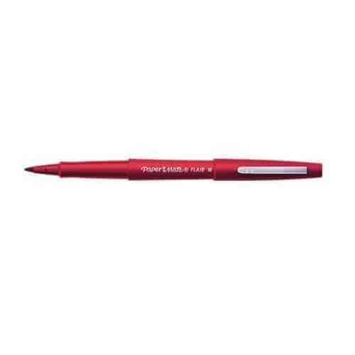 Paper: Mate 3 Stück Filzstifte Stifte Flair Original Nylon mittlere Spitze rot Paper: Mate 3 Stück Filzstifte Stifte Flair Original Nylon mittlere Spitze rot von PAPER MATE