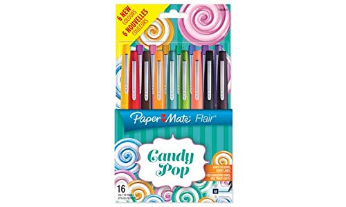 Paper:Mate Faserschreiber Flair ´Candy Pop´, 16er Etui, Sie erhalten 1 Packung, Packungsinhalt: 16 er Etui von PAPER MATE