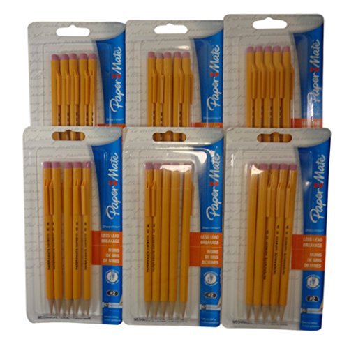 Papermate Mechanical Pencils 0.7 Mm (6 packages of 5 pencils each - 30 total quantity) by Paper Mate von PAPER MATE