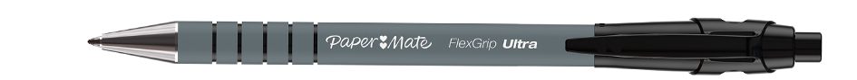 Paper:Mate Druckkugelschreiber FlexGrip Ultra, schwarz von PAPER:MATE