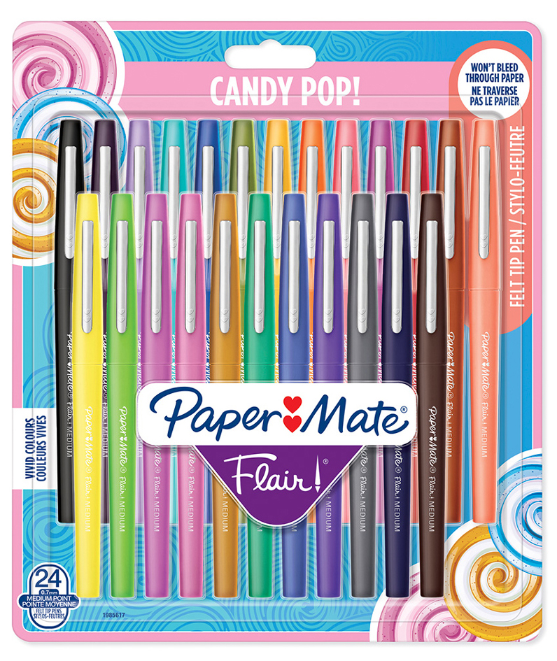 Paper:Mate Faserschreiber Flair , Candy Pop, , 24er Etui von PAPER:MATE