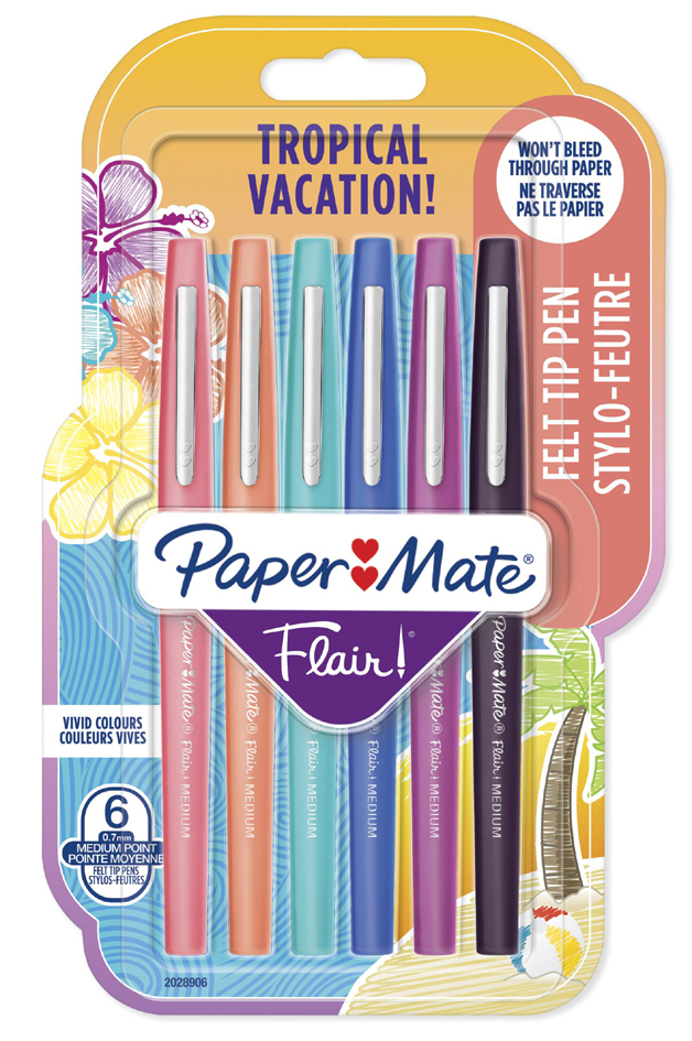 Paper:Mate Faserschreiber Flair TROPICAL VACATION, 6er von PAPER:MATE