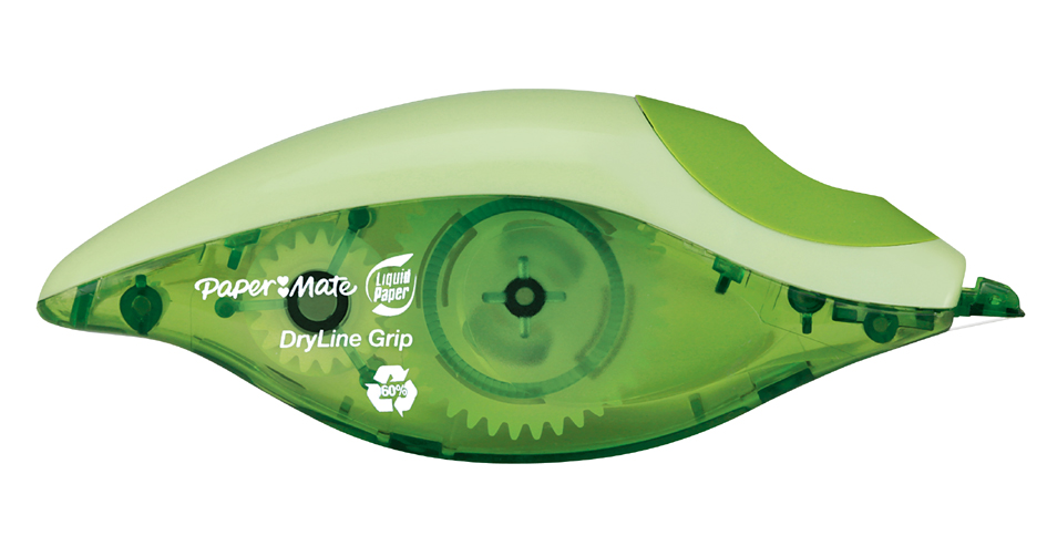 Paper:Mate Korrekturroller DRYLINE GRIP RECYCLED von PAPER:MATE