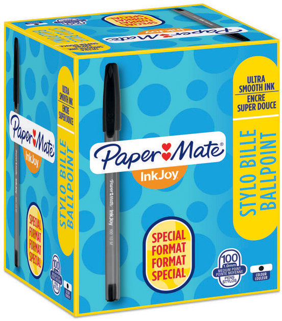 Paper:Mate Kugelschreiber InkJoy 100, Value Pack, schwarz von PAPER:MATE