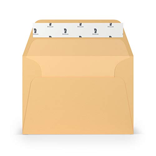 PAPERADO 200 Briefumschläge DIN C6 Haftklebung mit Seidenfutter Melon gerippt Lachs - 100 g/m² Kuvert ohne Fenster 11,4 x 16,2 cm - Umschläge mit breiter Verschlussklappe PAPERADO 200 Briefumschläge DIN C6 Haftklebung mit Seidenfutter Melon gerippt Lachs - 100 g/m² Kuvert ohne Fenster 11,4 x 16,2 cm - Umschläge mit breiter Verschlussklappe von PAPERADO