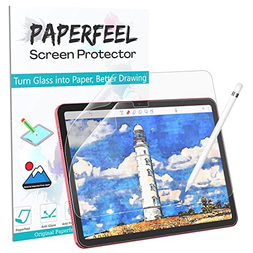 PAPERFEEL [2 Stück] Schutzfolie für iPad 10. Generation Folie 2022 10,9 Zoll, Matt Papier iPad 10 Schutzfolie zum Schreiben Zeichnen - Blendfreiem, Anti Fingerabdruck von PAPERFEEL