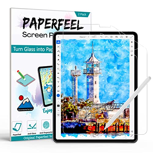 PAPERFEEL [2 Stück] Schutzfolie für iPad Air 5. /4. Generation Folie(2022/2020 10,9 Zoll), Matt Papier Displayschutzfolie zum Schreiben Zeichnen - Blendfreiem, Anti Fingerabdruck von PAPERFEEL