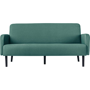 PAPERFLOW 3-Sitzer Sofa LISBOA grün schwarz Stoff von PAPERFLOW