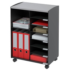 PAPERFLOW Bürowagen schwarz 51,4 x 33,0 x 72,0 cm PAPERFLOW Bürowagen schwarz 51,4 x 33,0 x 72,0 cm von PAPERFLOW