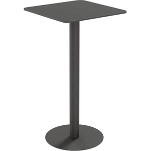 meet powered by PAPERFLOW CROSS Stehtisch HPL-Platte schwarz 60,0 x 60,0 x 110,0 cm von meet powered by PAPERFLOW
