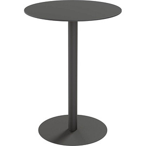 meet powered by PAPERFLOW CROSS Stehtisch HPL-Platte schwarz 80,0 x 80,0 x 110,0 cm von meet powered by PAPERFLOW