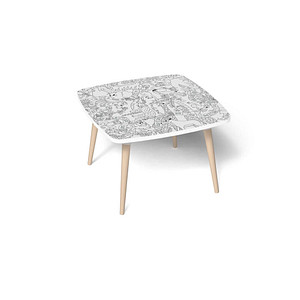 PAPERFLOW Kids Dschungel Maltisch weiß 60,0 x 60,0 x 46,0 cm PAPERFLOW Kids Dschungel Maltisch weiß 60,0 x 60,0 x 46,0 cm von PAPERFLOW