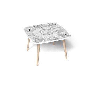 PAPERFLOW Kids Monument Maltisch weiß 60,0 x 60,0 x 40,0 cm PAPERFLOW Kids Monument Maltisch weiß 60,0 x 60,0 x 40,0 cm von PAPERFLOW