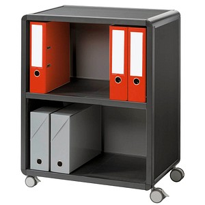PAPERFLOW Mobil Bürowagen anthrazit 3 Ebenen 65,1 x 33,0 x 86,4 cm PAPERFLOW Mobil Bürowagen anthrazit 3 Ebenen 65,1 x 33,0 x 86,4 cm von PAPERFLOW