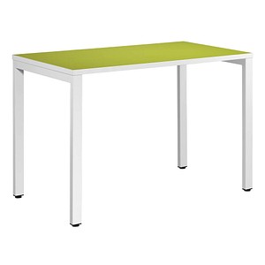 PAPERFLOW easyDesk Schreibtisch grün rechteckig, 4-Fuß-Gestell weiß 114,0 x 60,0 cm PAPERFLOW easyDesk Schreibtisch grün rechteckig, 4-Fuß-Gestell weiß 114,0 x 60,0 cm von PAPERFLOW