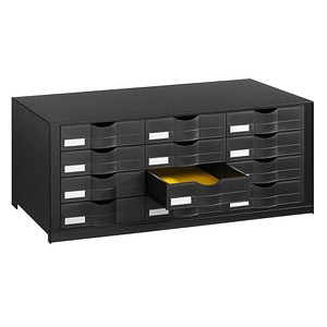 PAPERFLOW Schubladenbox schwarz EO9H4441.01, DIN A4 mit 12 Schubladen PAPERFLOW Schubladenbox schwarz EO9H4441.01, DIN A4 mit 12 Schubladen von PAPERFLOW