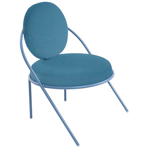 meet powered by PAPERFLOW Sessel SATURNE blau Kunstleder von meet powered by PAPERFLOW