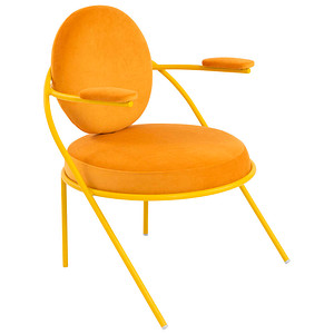 meet powered by PAPERFLOW Sessel SATURNE safran Stoff von meet powered by PAPERFLOW