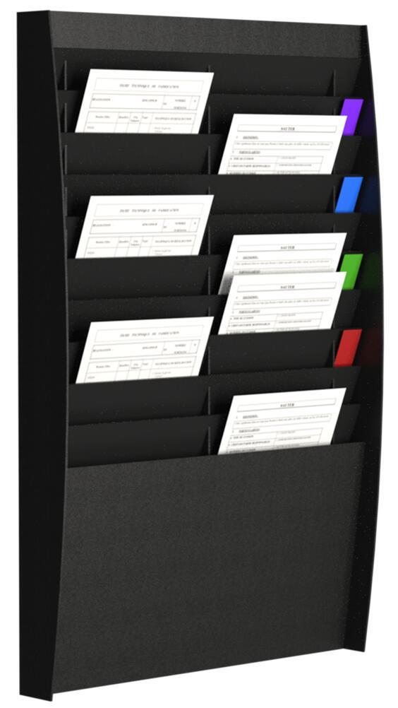 PAPERFLOW Sortiertafel DIN A4 20-Fach schwarz von PAPERFLOW