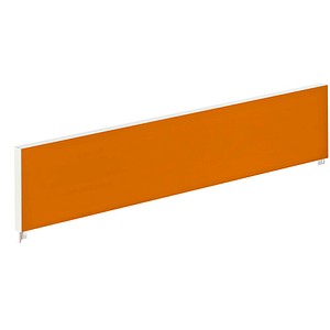 PAPERFLOW Tischtrennwand, orange 120,0 x 33,0 cm von PAPERFLOW