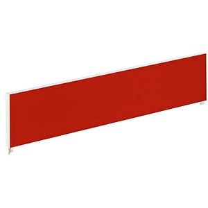 PAPERFLOW Tischtrennwand, rot 140,0 x 33,0 cm von PAPERFLOW
