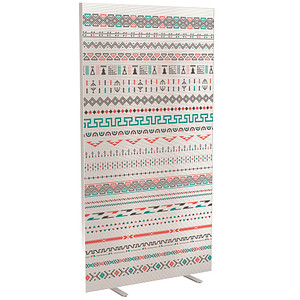 PAPERFLOW Trennwand easyScreen Colour, 61653 bunt 94,0 x 173,4 cm von PAPERFLOW